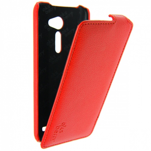 Чехол-раскладной для Asus ZenFone 2 ZE500CL Aksberry красный