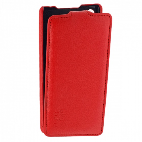 Чехол-раскладной для Sony Xperia M5 Aksberry красный