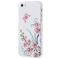 Чехол-накладка для iPhone 5/5S Vick Цветы 05