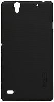 Чехол-накладка для Sony Xperia C4 Nillkin Super Frosted Shield черный