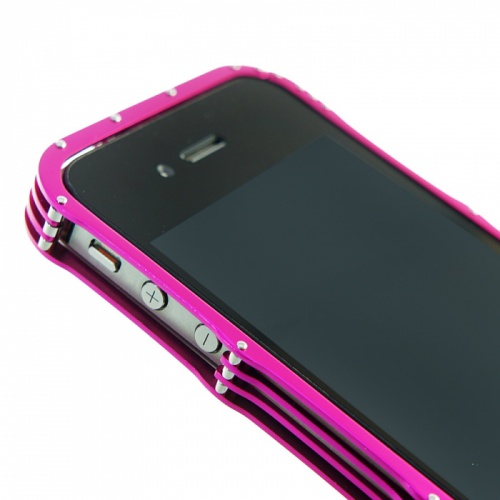 Бампер для iPhone 4/4S iMatch 3000 фиолетовый фото 2
