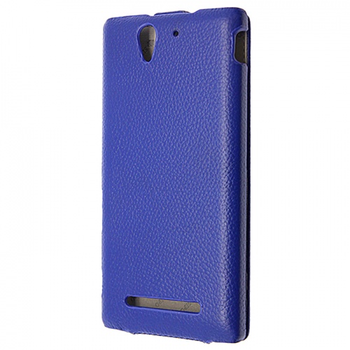 Чехол-раскладной для Sony Xperia C3 Sipo синий фото 3