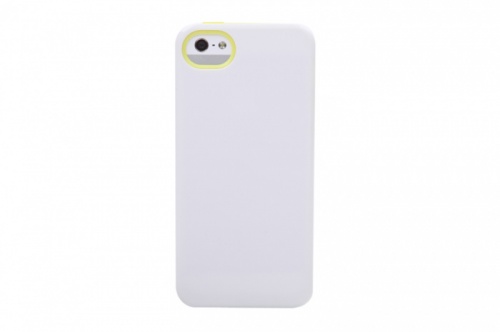Чехол-накладка для iPhone 5/5S Rock Texture Dual-color белый фото 3