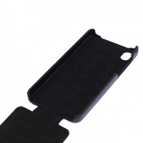 Чехол-раскладной для Micromax A104 Aksberry черный фото 2