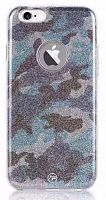 Чехол-накладка для iPhone 6/6S Fshang Rose leopard navy