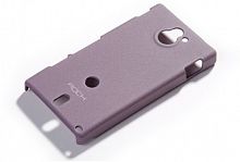 Чехол-накладка для Sony Xperia Sola MT27i Rock Quicksand фиолетовый