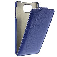 Чехол-раскладной для Samsung G850 Galaxy Alpha Art Case синий