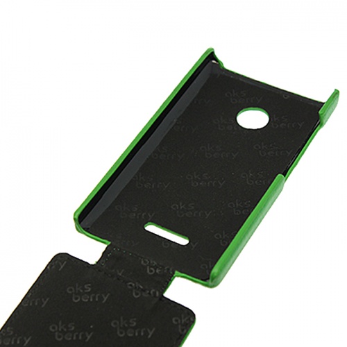 Чехол-раскладной для Microsoft Lumia 532 Aksberry зеленый фото 3