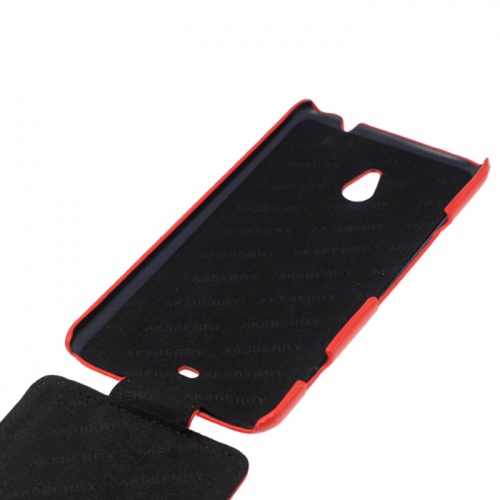Чехол-раскладной для Nokia Lumia 1320 Aksberry красный фото 3