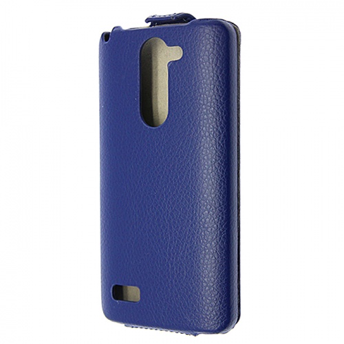 Чехол-раскладной для LG Optimus L Bello D335 Art Case синий фото 2
