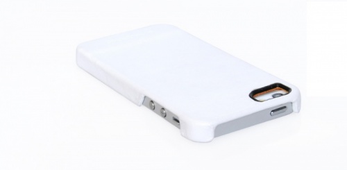 Чехол-накладка для iPhone 5/5S Borofone Leather Case белый фото 3