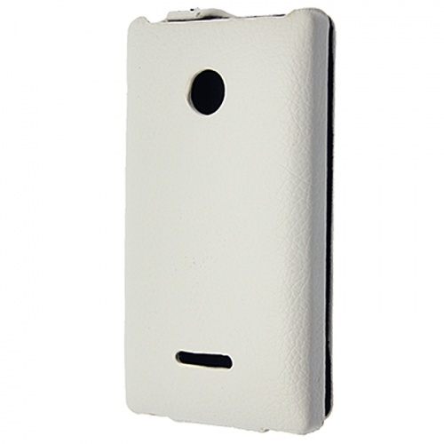 Чехол-раскладной для Microsoft Lumia 435 Aksberry белый фото 3