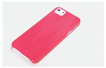 Чехол-накладка для iPhone 5/5S Rock Texture розовый