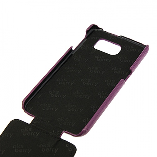 Чехол-раскладной для Samsung Galaxy S6 Aksberry фиолетовый фото 3
