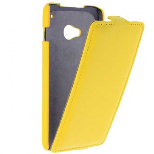 Чехол-раскладной для HTC One Dual Armor Full желтый