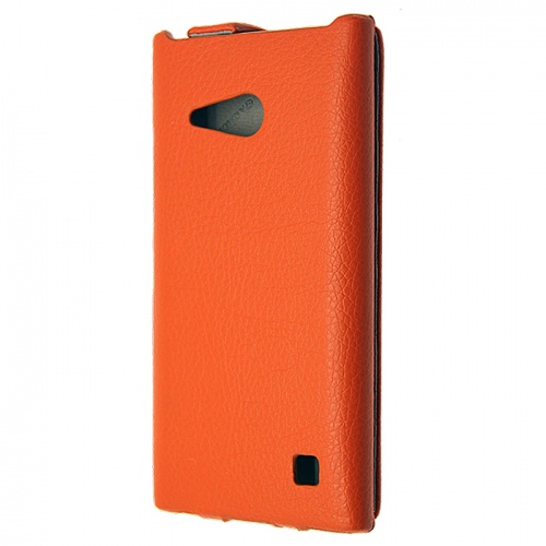 Чехол-раскладной для Nokia Lumia 730/735 Armor Full оранжевый фото 3