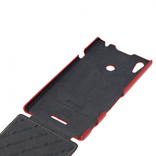 Чехол-раскладной для Sony Xperia T3 Melkco красный фото 2