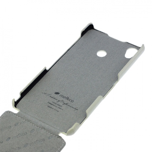 Чехол-раскладной для Sony Xperia Z3 Melkco белый фото 2