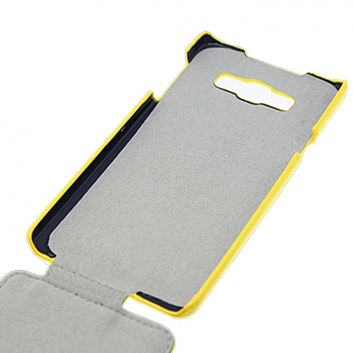 Чехол-раскладной для Samsung Galaxy A7 American Icon Style желтый фото 2