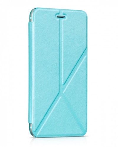 Чехол-книга для iPhone 6/6S Plus Hoco Sugan голубой