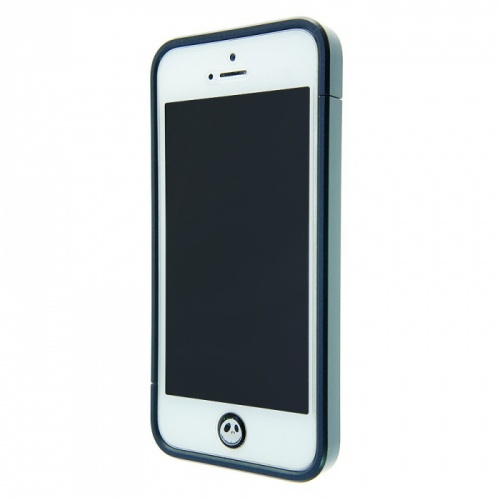 Бампер для iPhone 5/5S SGP Linear EX SLIM Metal черный