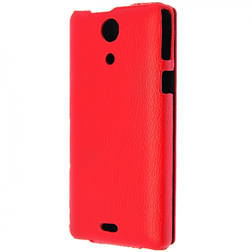 Чехол-раскладной для Sony Xperia ZR C5503 Aksberry красный фото 3