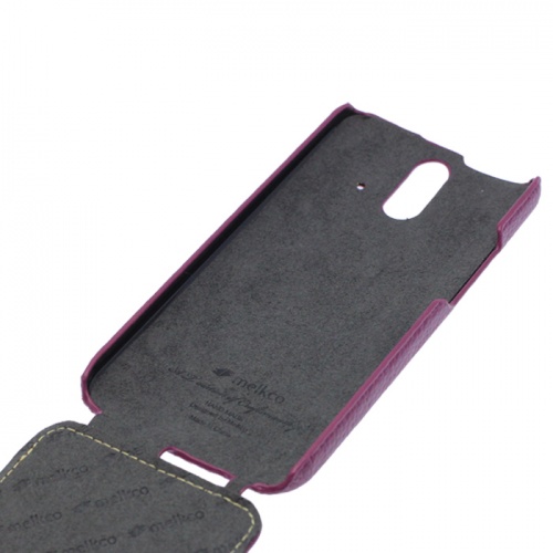 Чехол-раскладной для HTC One E8 Melkco фиолетовый фото 3