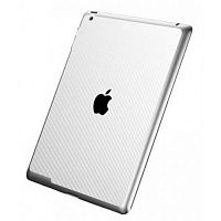 Защитная пленка для iPad 2/3/4 SGP SGP08859 Cover Skin премиум карбон белый