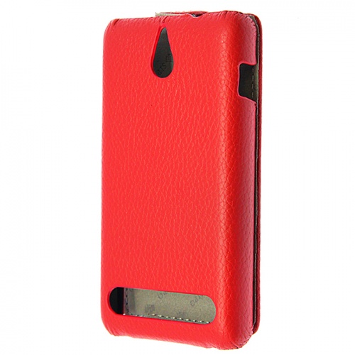 Чехол-раскладной для Sony Xperia E1 Sipo красный фото 2