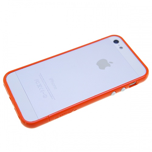 Бампер для iPhone 5/5S SGP Linear X оранжевый фото 2
