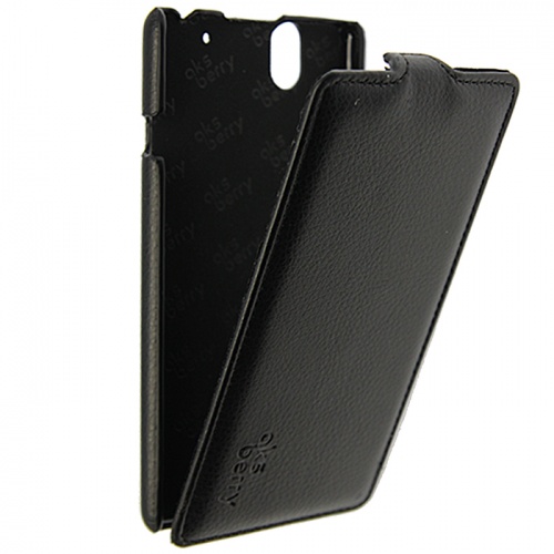 Чехол-раскладной для Sony Xperia C4 Aksberry черный