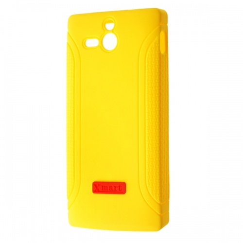 Чехол-накладка для Sony Xperia U ST25i Xmart Elves желтый