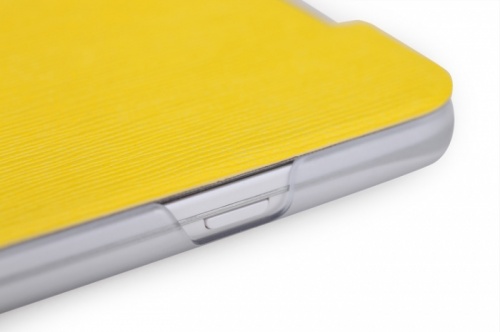 Чехол-книга для LG Optimus G Pro E988 Rock Elegant Shell желтый фото 3