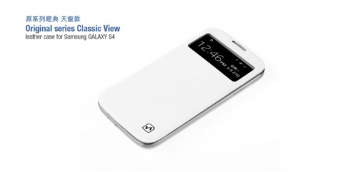 Чехол-книга для Samsung i9500 Galaxy S4 Hoco Original Classic белый