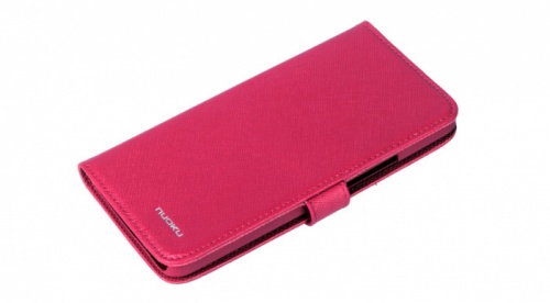 Чехол-книга для HTC One M7 Nuoku BOOKONEPNK розовый фото 2