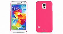 Чехол-накладка для Samsung i9600 Galaxy S5 Nuoku SOFTSGS5PNK розовый