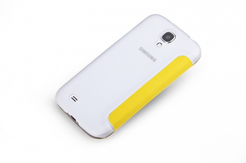 Чехол-книга для Samsung i9500 Galaxy S4 Rock Elegant желтый фото 4