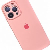 Чехол-накладка для iPhone 15 Pro Silicone Case персиковый