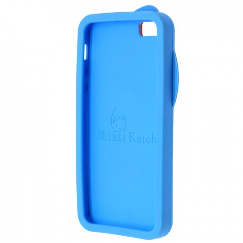 Чехол-накладка для iPhone 5/5S Moschino Little Red синий фото 2