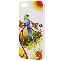 Чехол-накладка для iPhone 5/5S Vick Попугай
