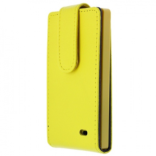 Чехол-раскладной для Nokia X/X+ iBox Classic желтый фото 3