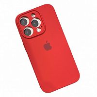 Чехол-накладка для iPhone 14 Pro Silicone Case вишневый