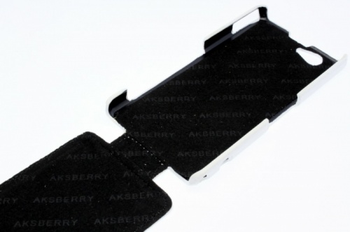 Чехол-раскладной для Sony Xperia Z1 Mini Aksberry белый фото 5