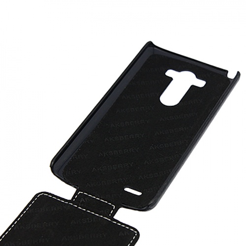 Чехол-раскладной для LG Optimus G3 Aksberry черный фото 3