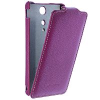Чехол-раскладной для Sony Xperia TX Melkco Jacka фиолетовый