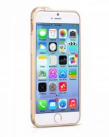 Бампер для iPhone 6/6S Hoco Fedora Metal золотой