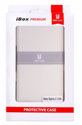 Чехол-раскладной для Sony Xperia Z L36i iBox белый фото 2
