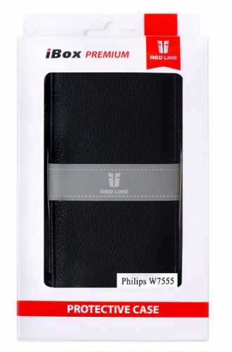 Чехол-раскладной для Philips W7555 iBox черный фото 4