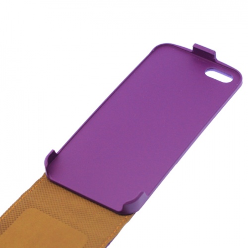Чехол-раскладной для iPhone 5/5S Nuoku CROWNiP5PPL фиолетовый фото 4