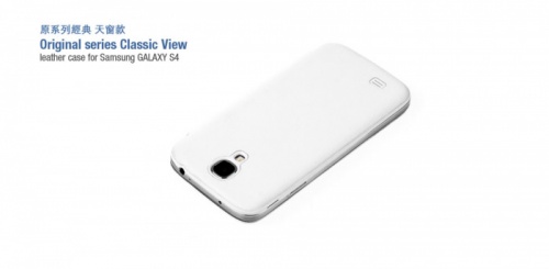 Чехол-книга для Samsung i9500 Galaxy S4 Hoco Original Classic белый фото 5